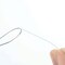 Basic Elements Twisted Wire Needles – Heavy Flexible Beading Needle, Pack of 10 – Large Round Eye and Easy to Thread – Collapsible Eye Holds Threads – Use for Pearl Knotting and Silk Cord